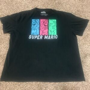 SUPER MARIO Men’s Sz 3XL T-Shirt Graphic Art Logo